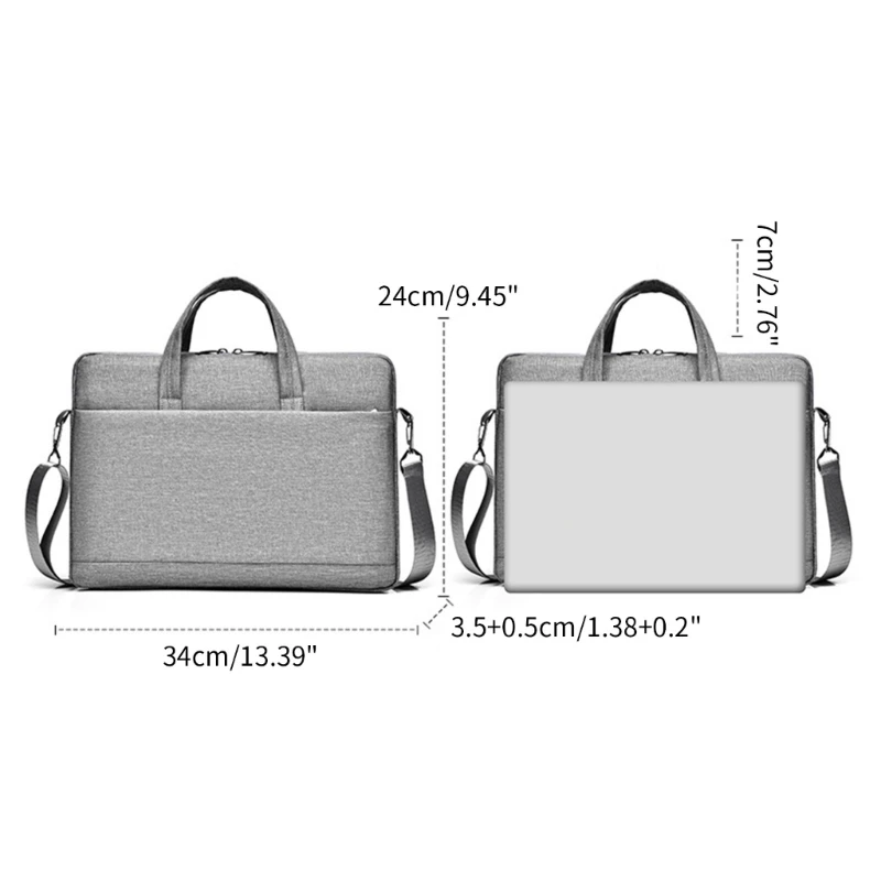 Laptop Bag 13 inch Notebook Handbag Sleeve Computer Shoulder Bags Briefcase