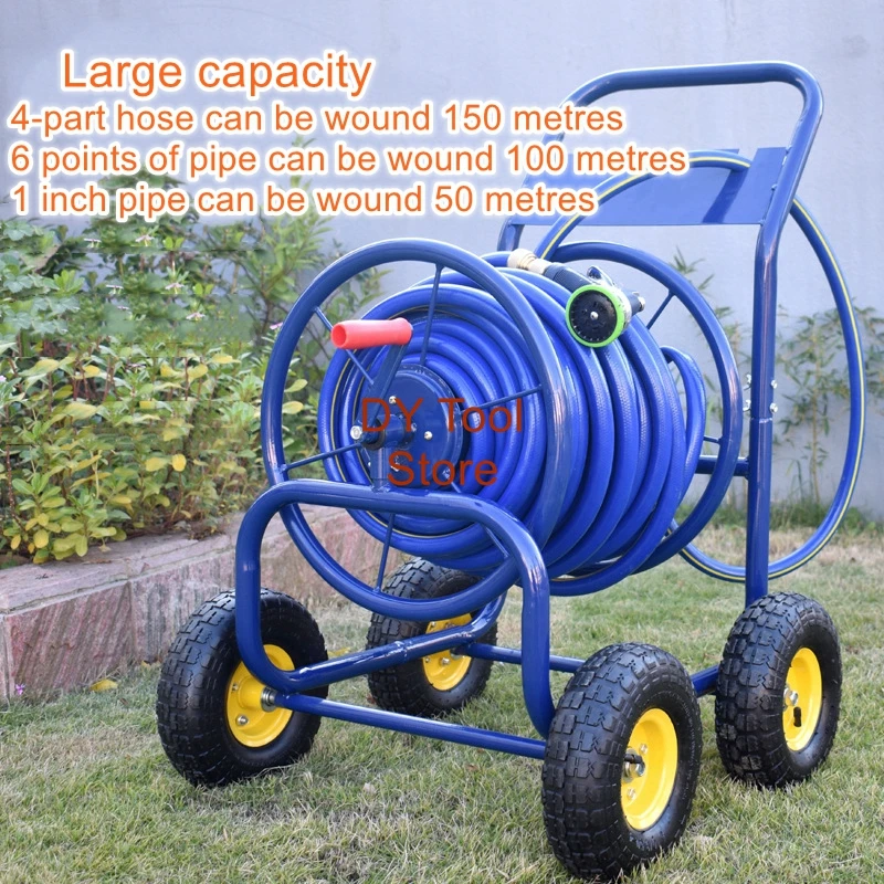 Fourwheelallmetalwaterpipestoragecarwateringnozzlewindingpipeframecarwashpipe.jpg