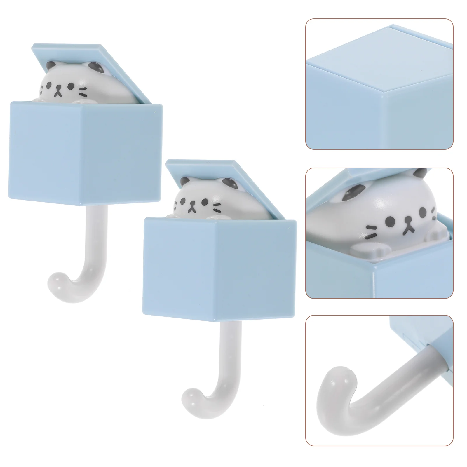 

2pcs Hanging Coat Rack Bath Towel Hook No Punching Clothes Wall Hanger Hand Towel Hook Accessory