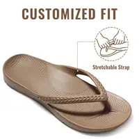 New Arch Support Women's Flip Flops Orthotic Sandals For Plantar Fasciitis Relief Summer Ladies Beach Sandals House Bath Slides
