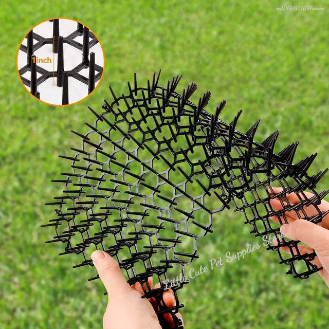 Cat Thorn Mat Dog Garden Anti-Cat Dog Outdoor Supplies Feces Mat Cat Dog Expulsion Mat Anti-Cat Thorn Mats Protects Plants 4