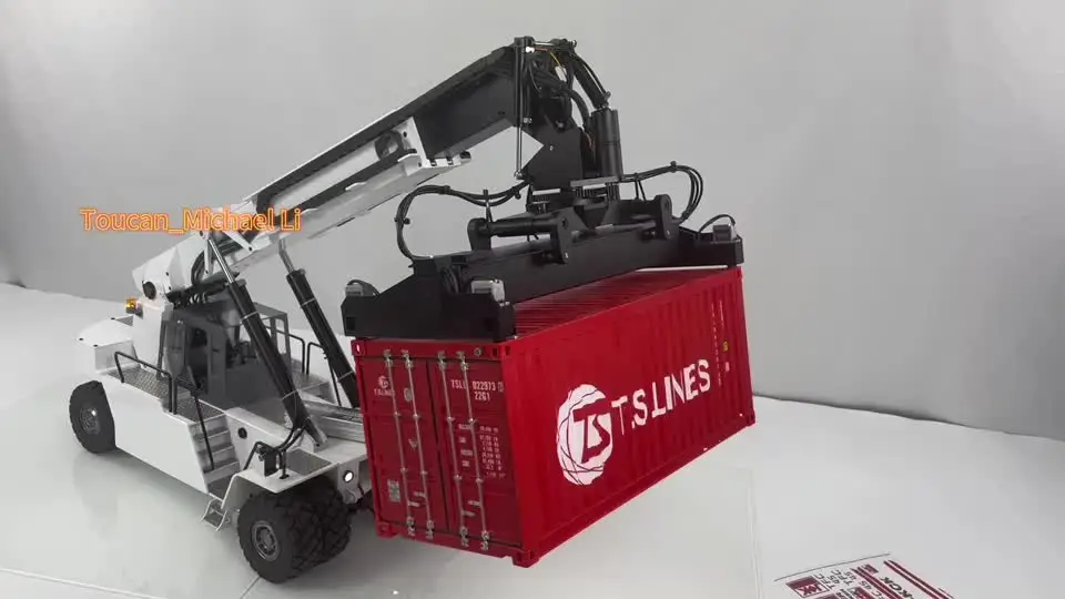 1/14 TFC45 JX-KCK RC Hydraulic Reach Stacker Remote Control PL18EV