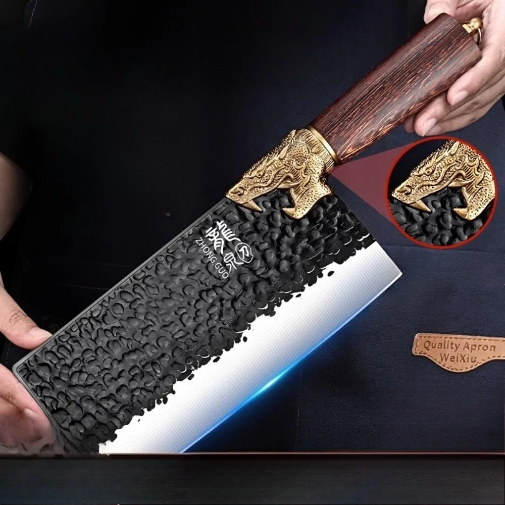 Coltello da cucina Coltello da chef forgiato a mano Coltelli da cucina professionali per carne, ossa e frutta, perfetti per la cucina commerciale