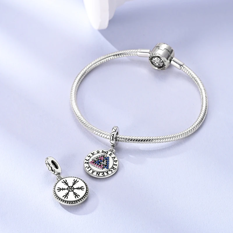 Charms aus 925er-Sterlingsilber, Herz, Katzenpfoten, Zähne, Fliege, Anhänger, Perlen, passend für Original-Armbänder, Charm-DIY-Schmuck, Geschenk für Frau – Detail 20