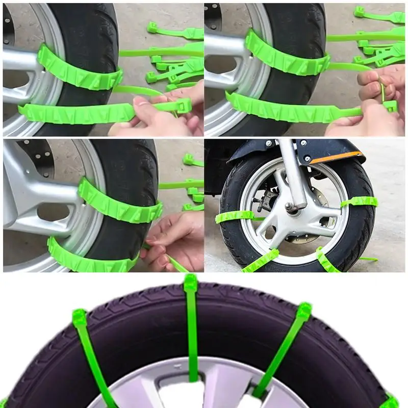 Reusable Anti Snow Chains Wheel Tyre Anti-Skid Chains Winter Driving Security Chain Wheel Tyre Anti-Skid Sturdy Security