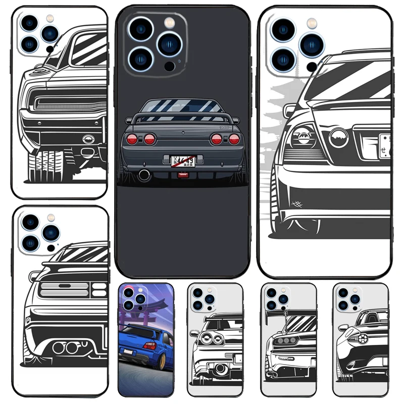 JDM Car Design Protective Case