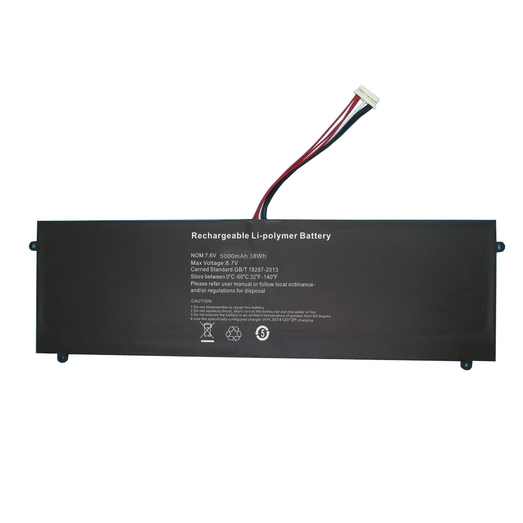 Batteria Di Ricambio Per Laptop Per Microtech Per Ebook Lite 7.6V 5000Mah 38Wh 10Pin 7 Linee Nuovo