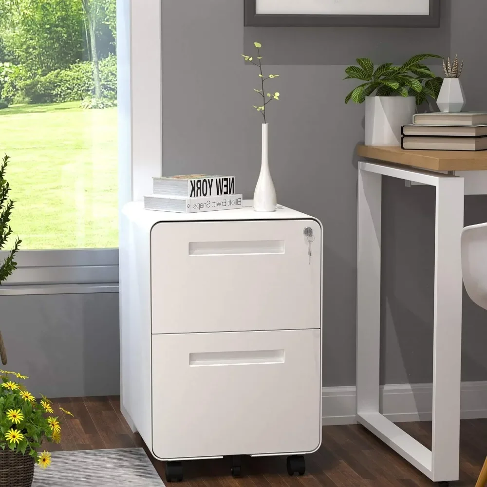 

Anti-Tilt File Cabinet for Legal/Letter Files in Commercial Office Home Filing Cabinets Storage Cabinet Furniture Freight free