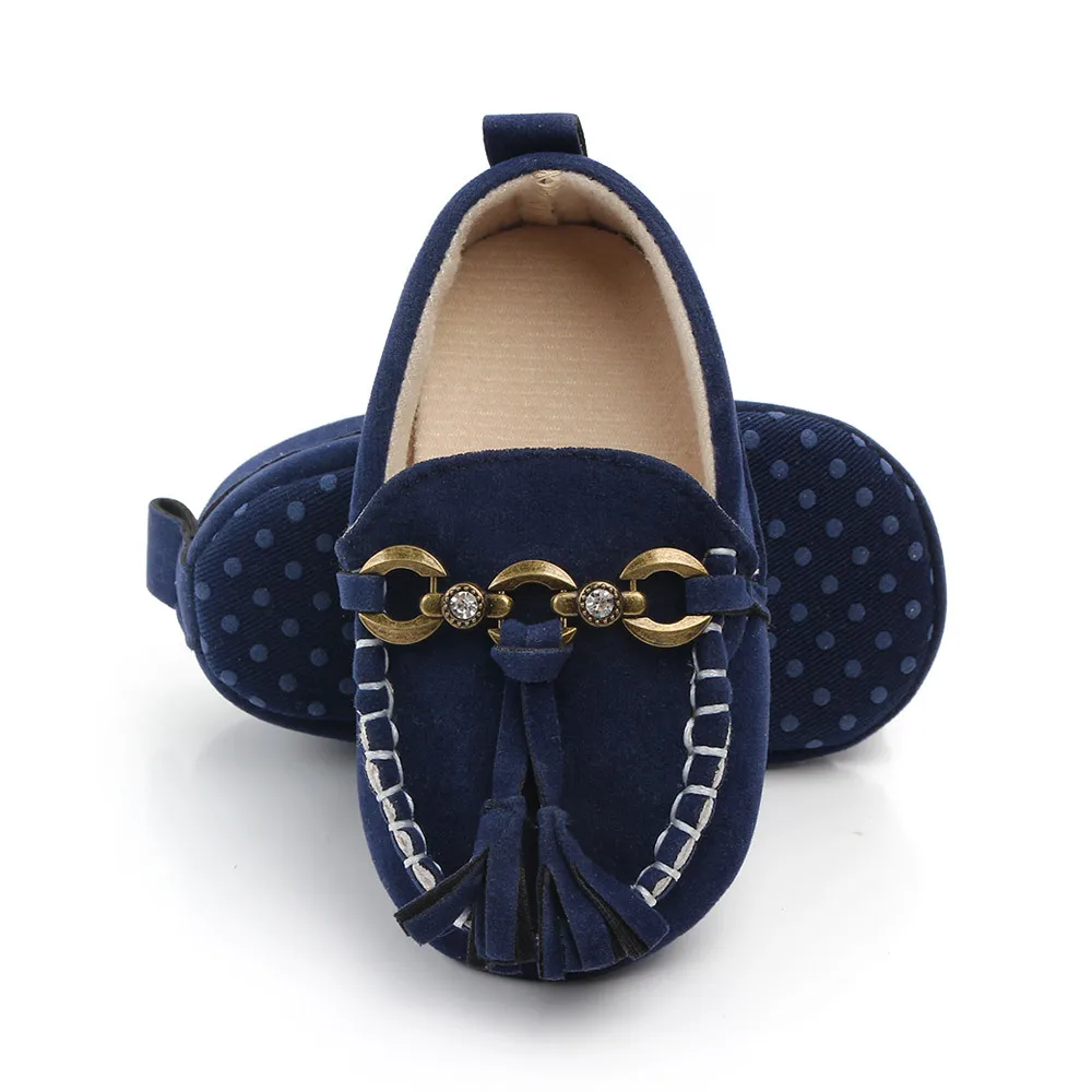 Newborn Baby First Walkers Infant Anti-slip Solid Casual Sneakers Soft Sole Moccasins Newborn Footwear