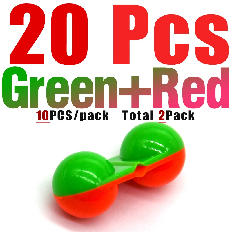 Green Red 20pcs