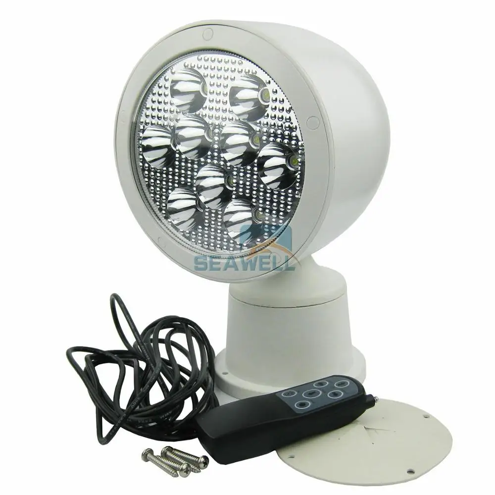 

21W10V-30V Led Remote Control Wireless Boat Marine Yacht Search Flood Light