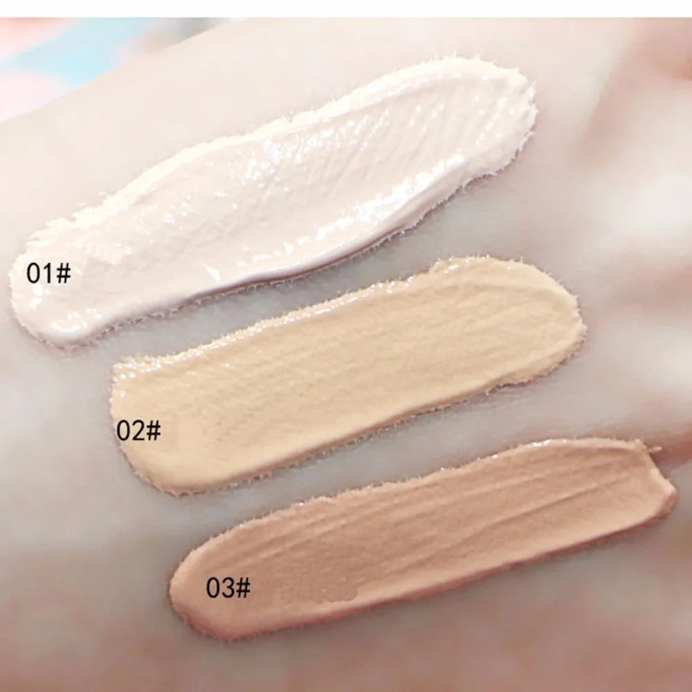 3colors BB Cream Liquid Foundation Face Base Long Lasting Waterproof Cover Acne Spot Korean Cosmetics Concealer Makeup