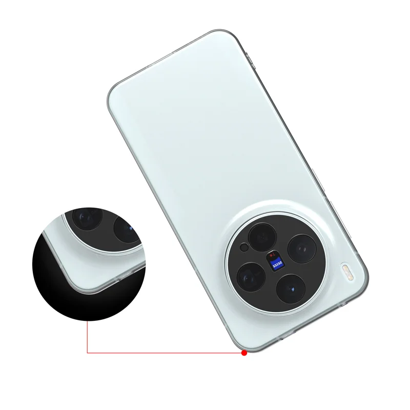 Ultra Thin Transparent TPU Soft Back Cover - Clear Bumper Case