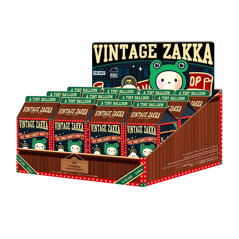 thumbnail image 1 of POP MART BOBO COCO Vintage ZAKKA Series Blind Box Toys Guess Bag Mystery Box Mistery Caixa Action Figure Surpresa Cute Model, 1 of 5
