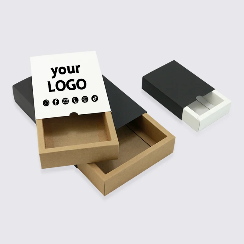 선물 상자 서랍 유형 사탕 보석 안경 화장품 포장 상자 크래프트 종이 상자 결혼..