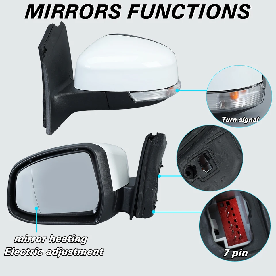 Support De Cadre De Rétroviseur Latéral Pour Focus MK3 MK2 2008-2018