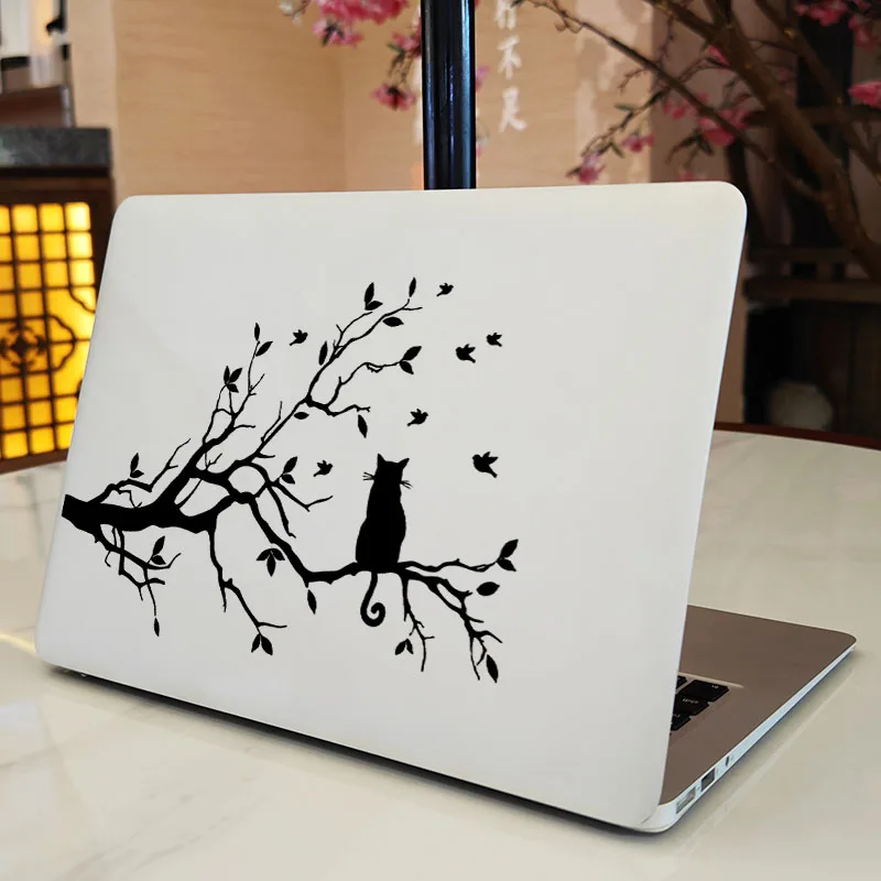 

Cat Waiting for Godot Viny Laptop Sticker For Macbook Pro 14 16 Air 13 Retina 15 Inch Mac Cover Skin Chromebook Notebook Decal