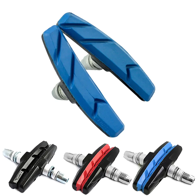 1 Pair Mountain Road Bike Brake Pads Silent Bicycle Braking V Brake
