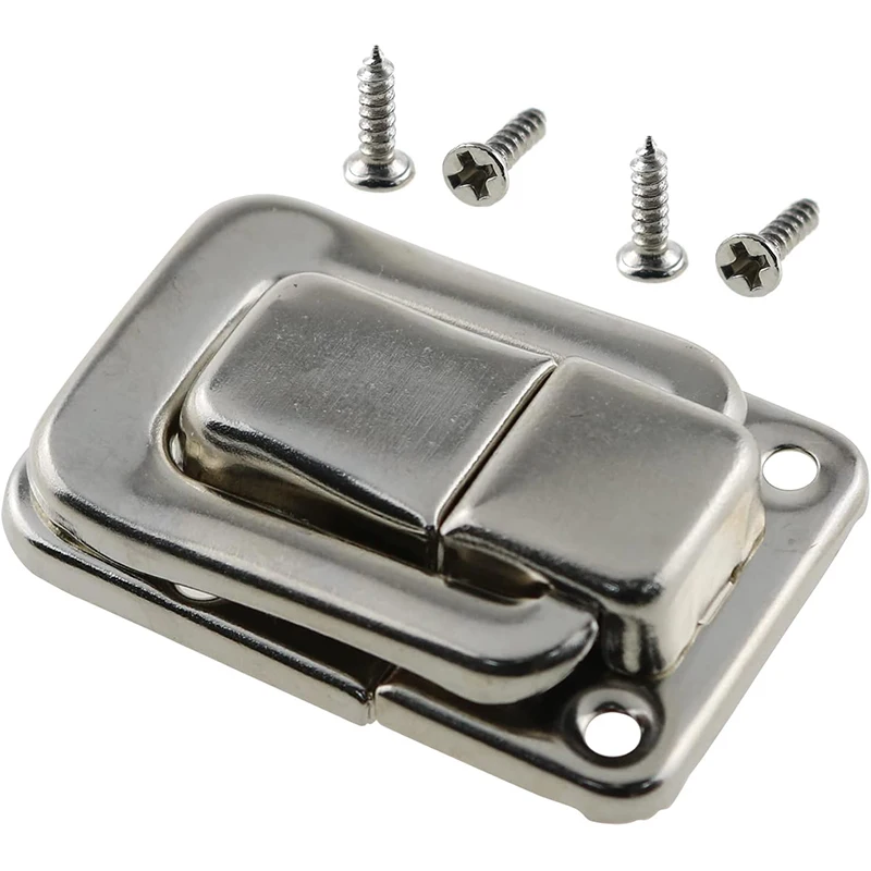 Toggle Lock Latch Catches 4pcs For Jewelry Box Ordinary Gift Wooden Case 38x25mm
