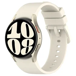 Premium No - Gap Silicone Watch Strap - Universal Fit - Galaxy Watch 5 (Starlight White)