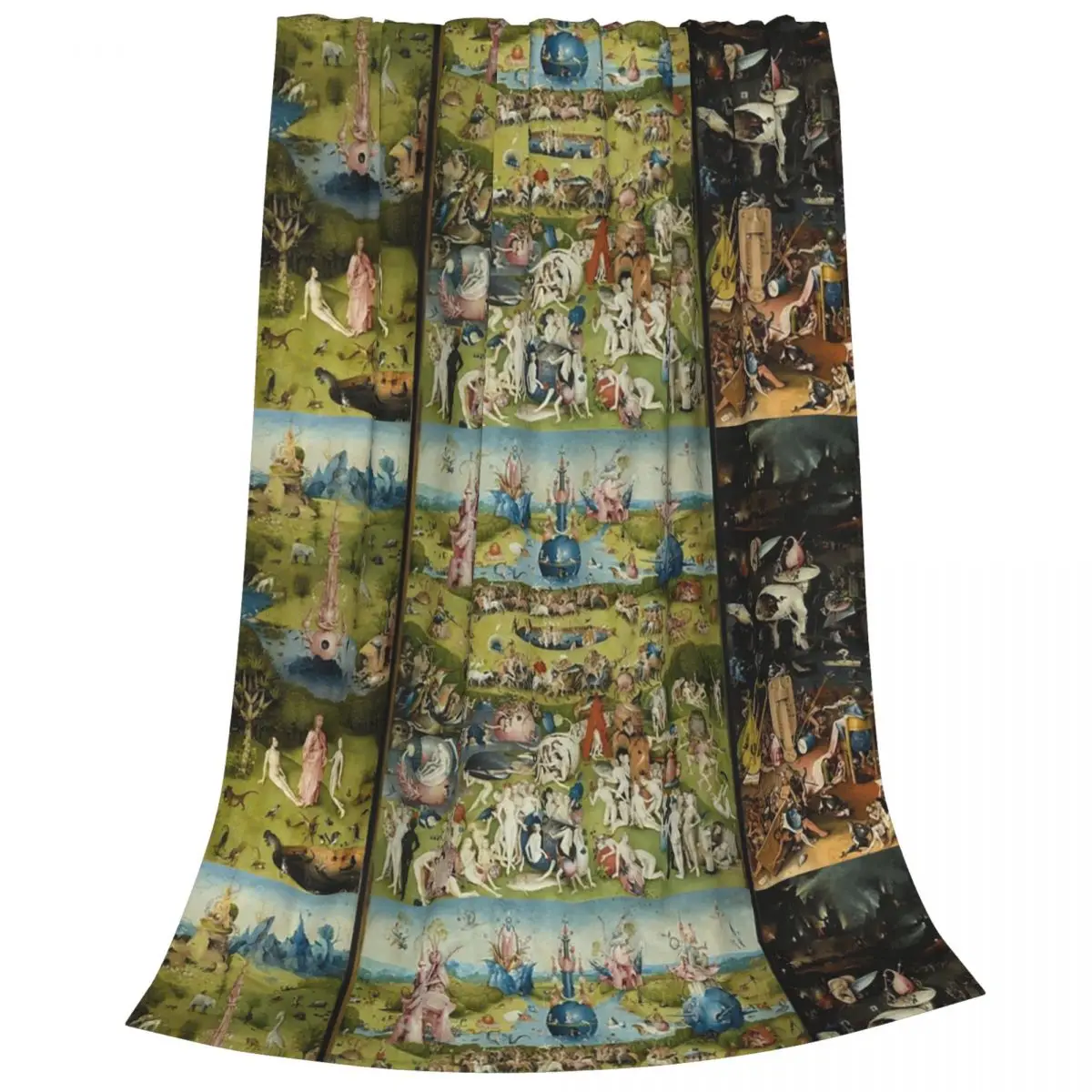 The Garden Of Earthly Delights - Hieronymus Bosc Blankets Fleece Breathable Sofa Throw Blankets For Couch Throws Bedspread Quilt 2