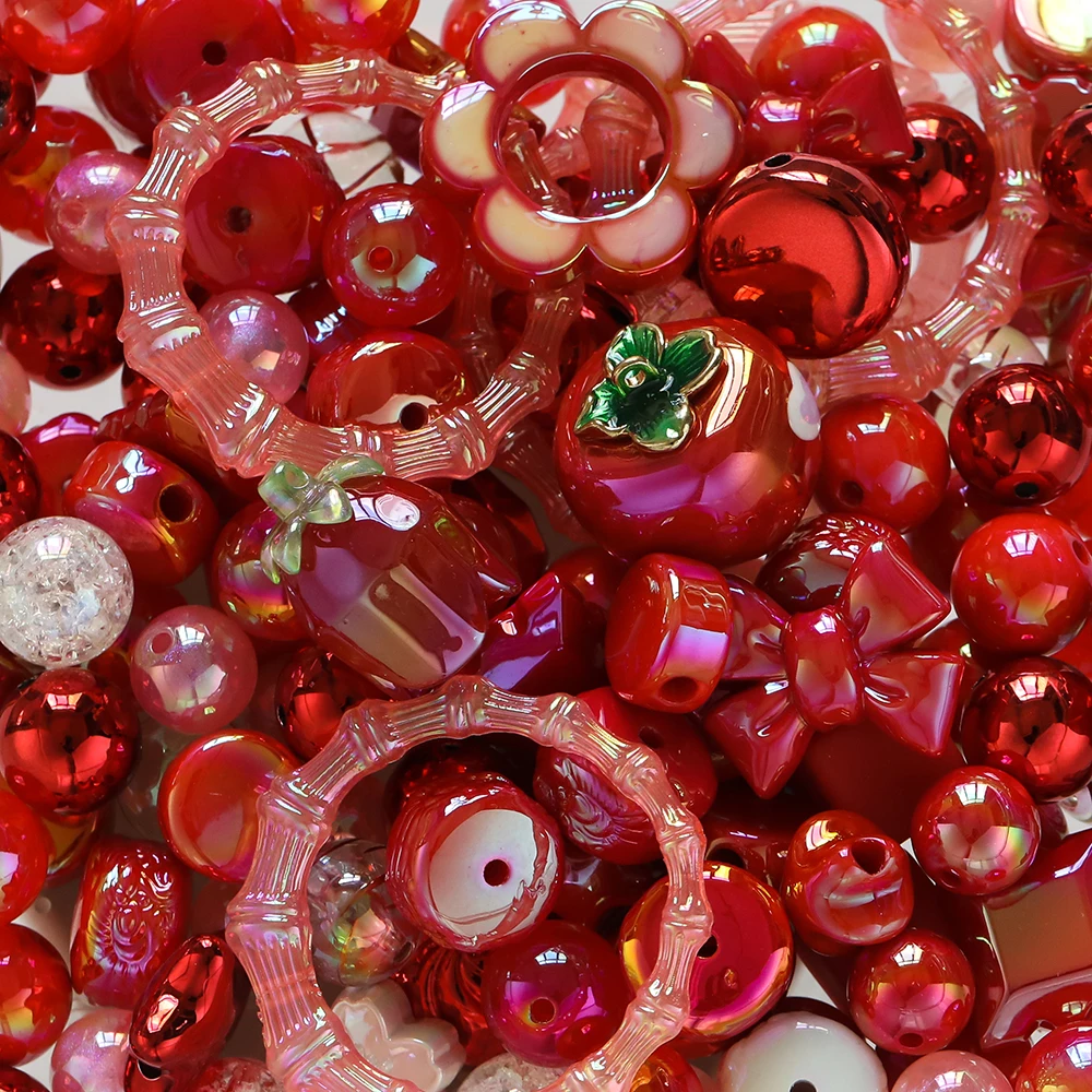 Mixed Acrylic Spacer Beads 8