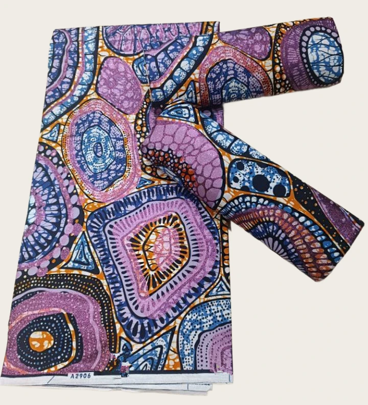 2025 New Style Supe-V hollande African Fabrics Nigerian Golden Wax Print High Quality African Wax Fabrics For Dress 5