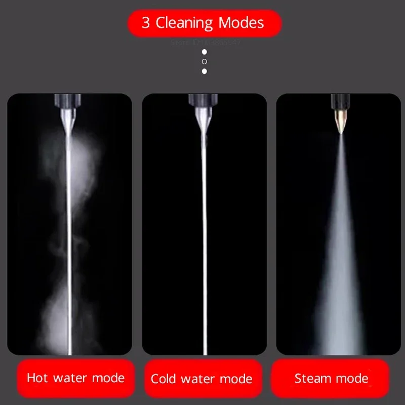 Commercial Steam Cleaner 3000W Air Conditioning Cleaning Machine Kitchen Hood Car Steaming Cleaner Sterilization Disinfector 4