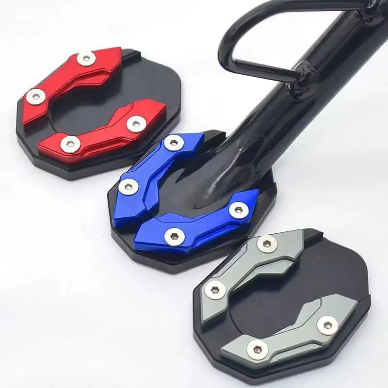 Motorcycle Kickstand Anti-Slip Pad - Aluminum Alloy Foot Extension Accessory