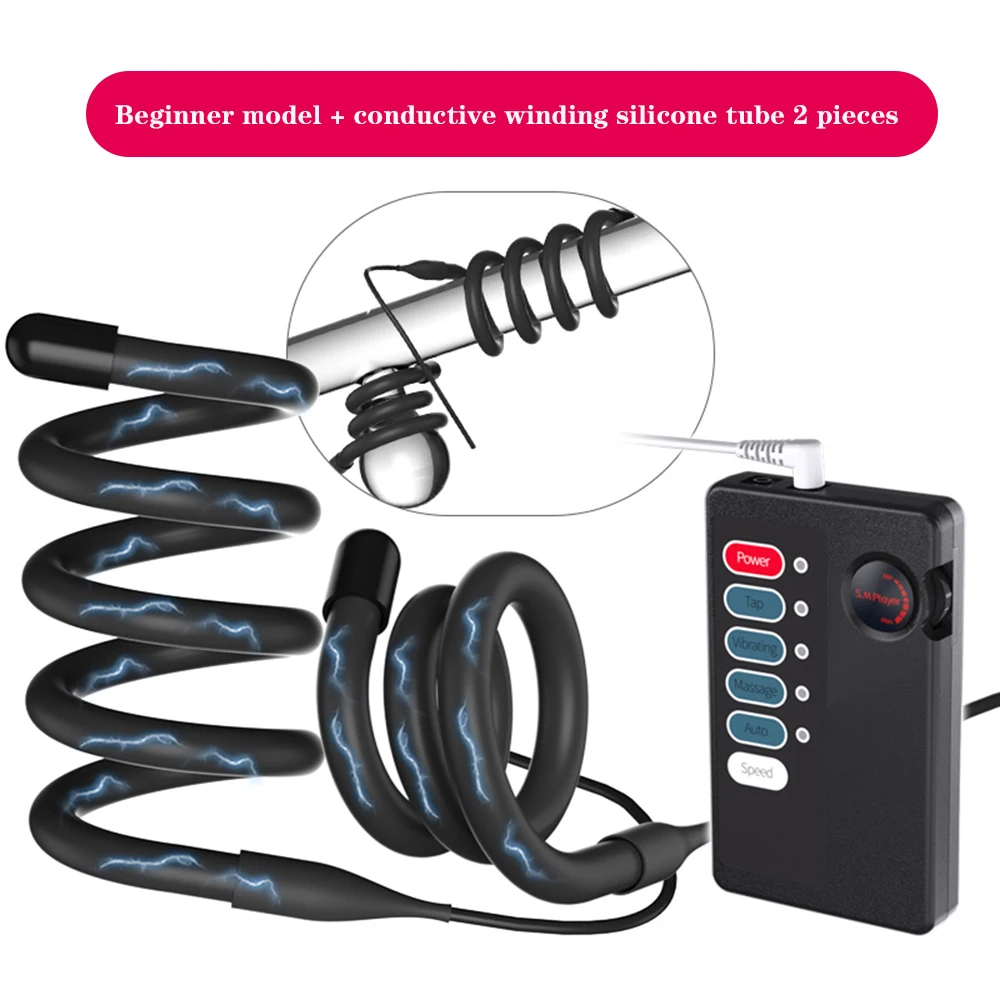 Electric Shock Penis Ring Cock Ring Delay Ejaculation Pulse Body Massager Delayed Ejaculation Prostatic Massage Sex Toys for Men