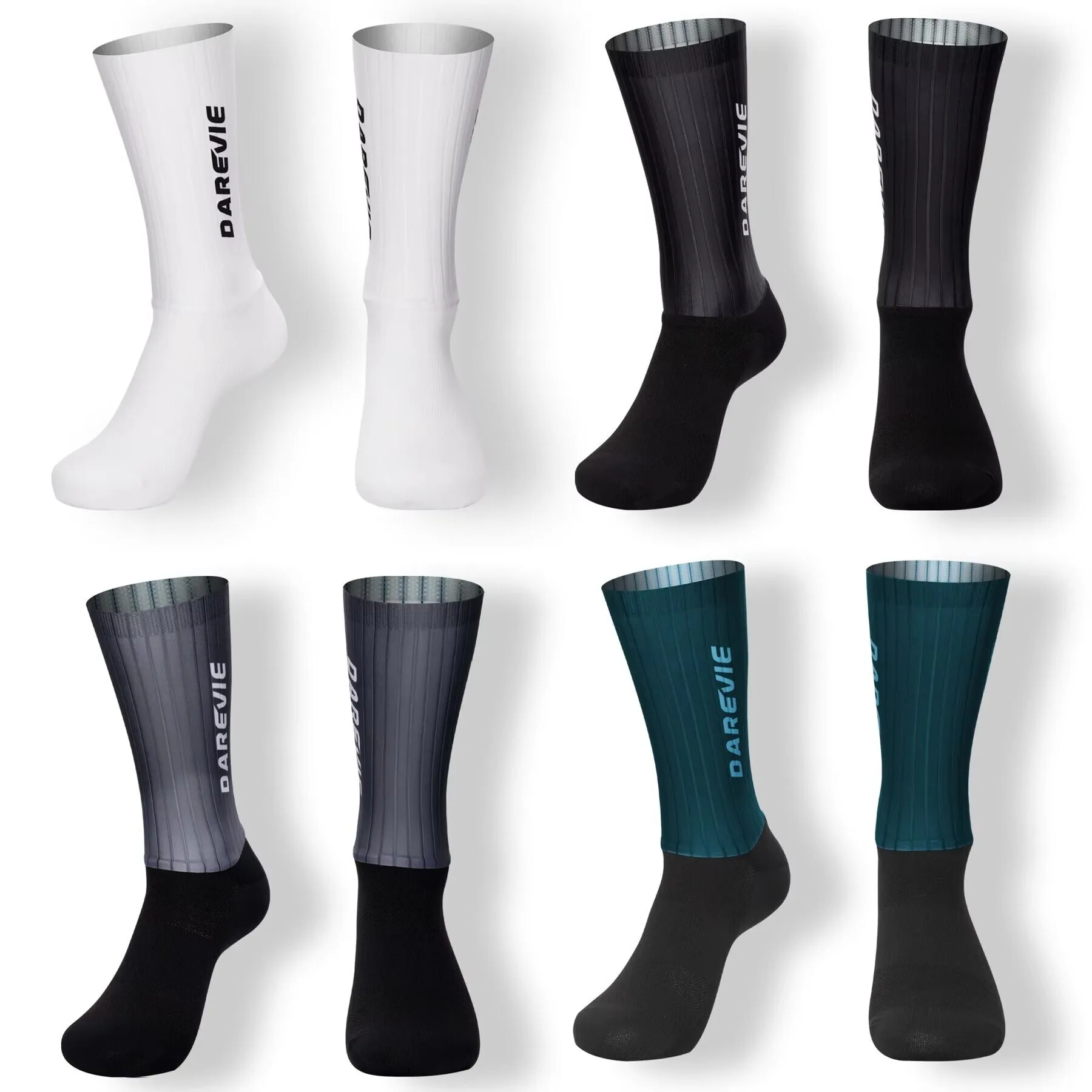 Sports Socks Cycling Socks Fitness Sports Socks Sport Socks Aero Darevie Socks High Speed Cycling Sock Pro Sports Men Anti-slip Breathable Athletic Moisture Control