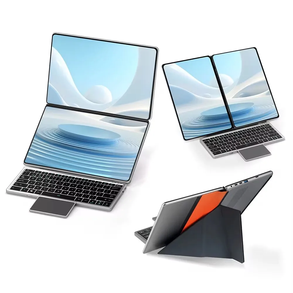 Topton Dual Touch Screen Laptop Intel i3 1215U 10.95inch 180°Portable Foldable Monitor 1920*1200 IPS Office Study PC Windows 11 4