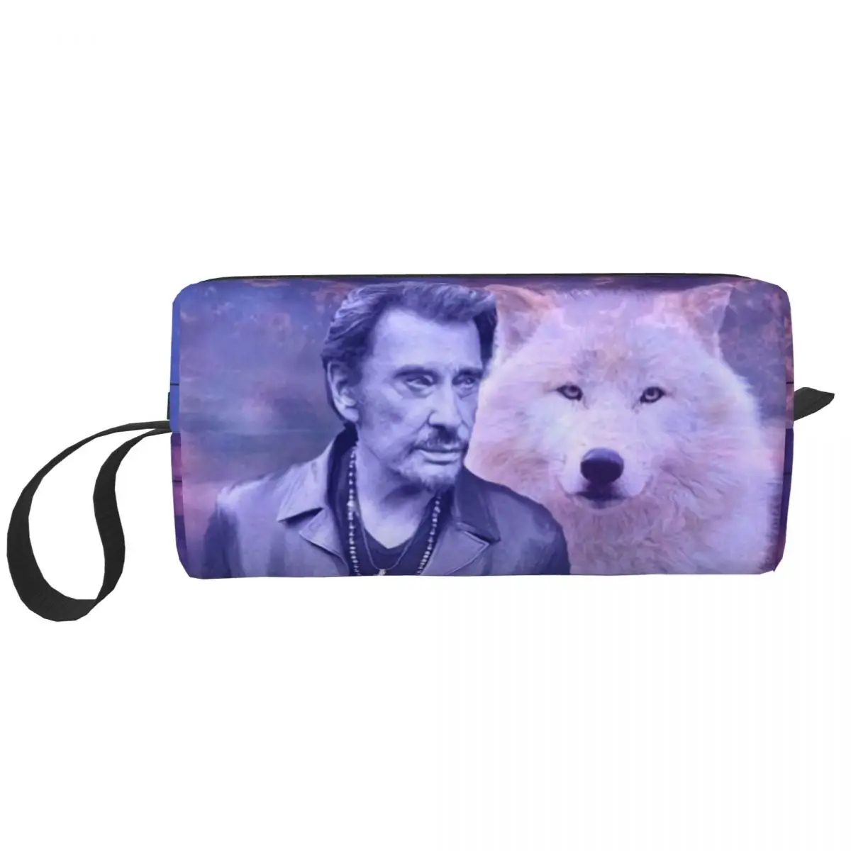 

Дорожная косметичка для женщин, французский певец, рок-музыка, органайзер для туалетных принадлежностей