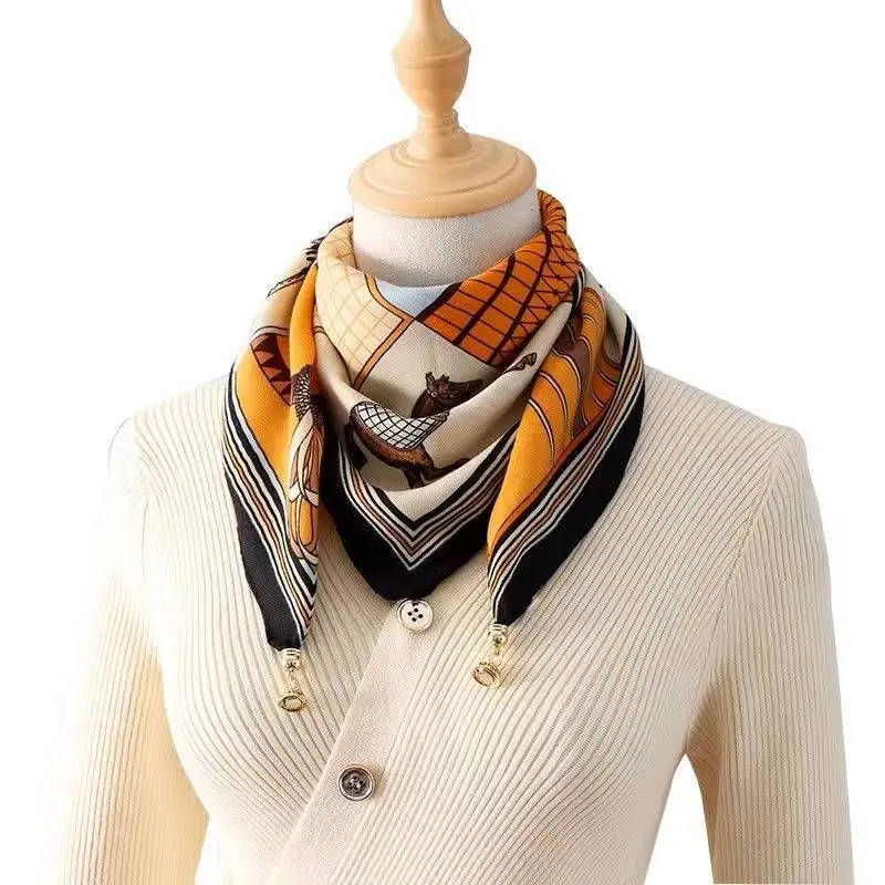 Luxury Magnetic Triangle Neck Scarf – 4