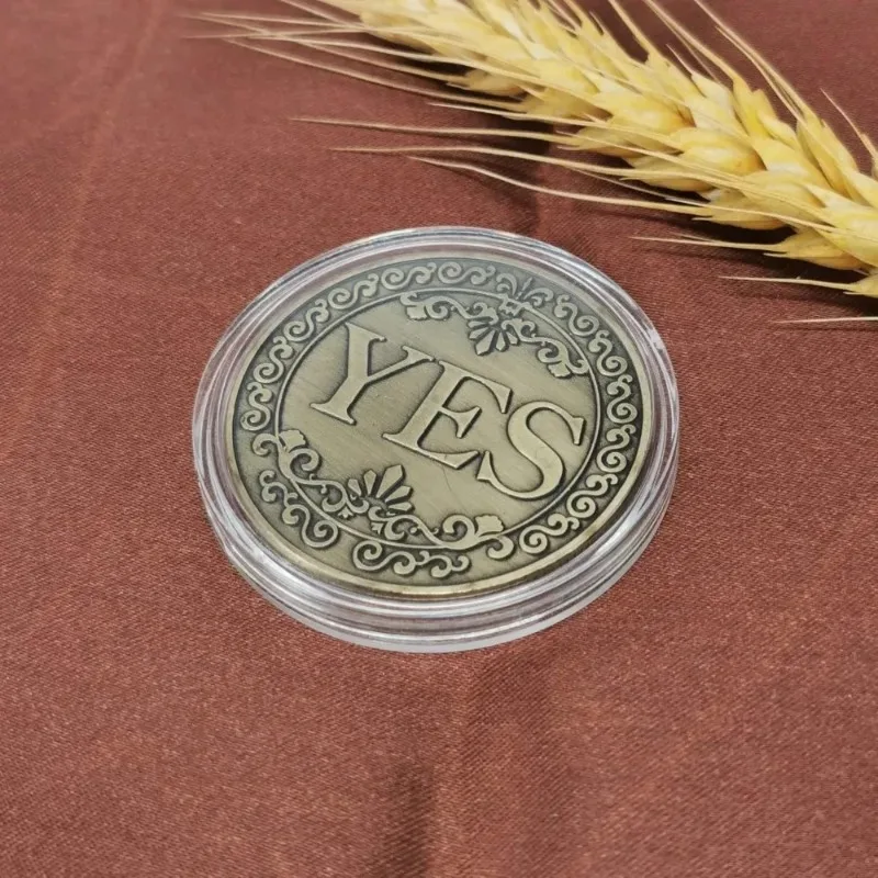 Commemorative Coin Yes or No Game Decision Maker Coins Souvenir Non-currency