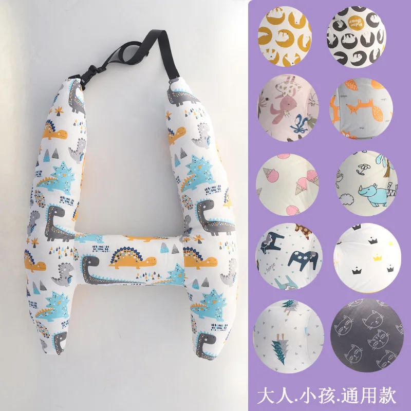 

Автомобильная подушка двойного назначения, хлопковая дышащая летняя подушка для автомобиля, для взрослых и детей, стирающаяся в воде, товары для интерьера автомобиля