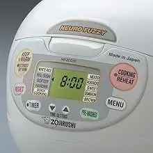 Description Picture 3 of itemNS-ZCC10 5-1/2-Cup Neuro Fuzzy Rice Cooker and Warmer, Premium White
