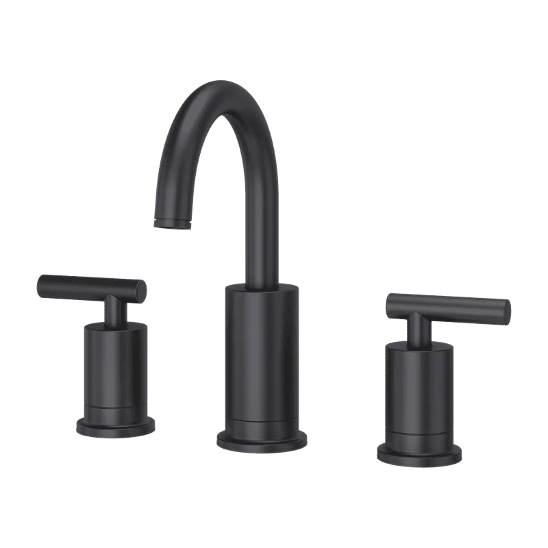 

8" Widespread Bathroom Faucet in Matte Black