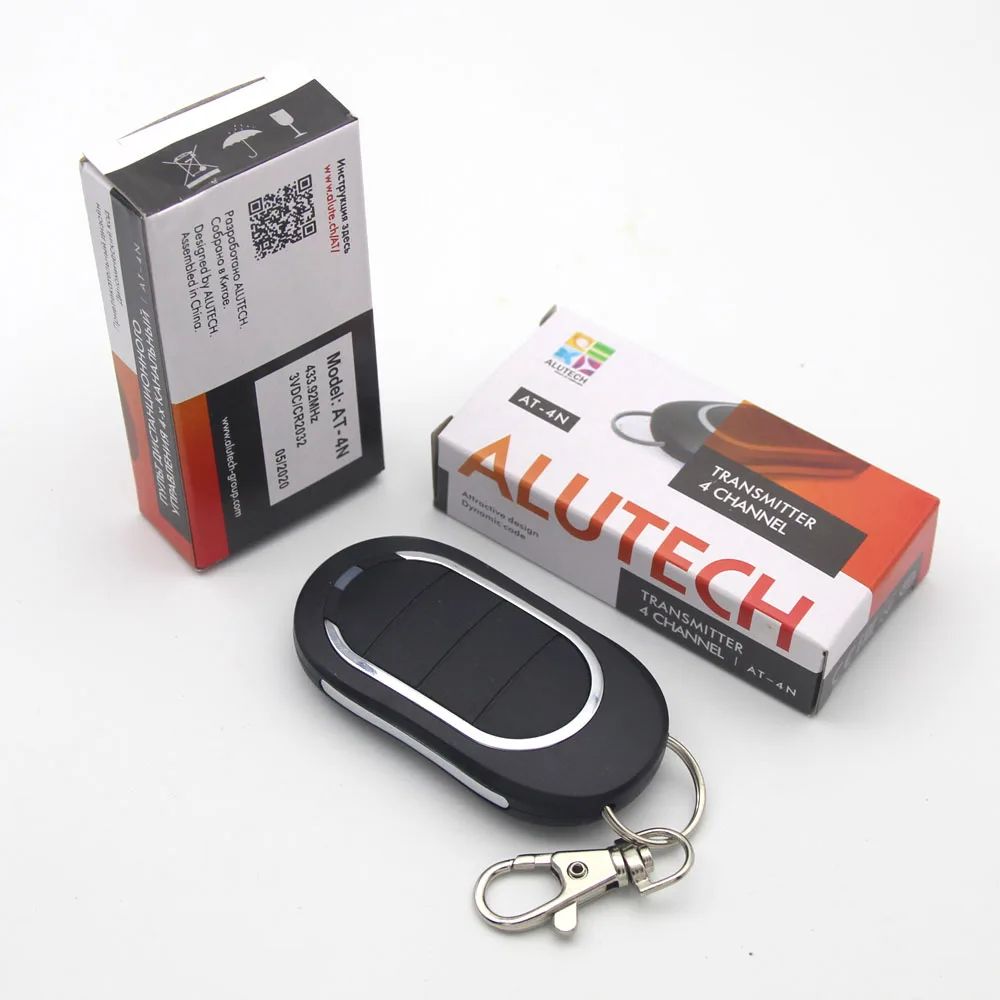 AT-4N-Remote-Control-Alutech-AT-4N-433-92MHz-Transmitter-4-Channel ...