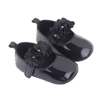 Baby Girls Cute Moccasinss Shoes Soft Sole Flower Decor PU Leather Flats Shoes First Walkers Non-Slip Summer Princess Shoes 4