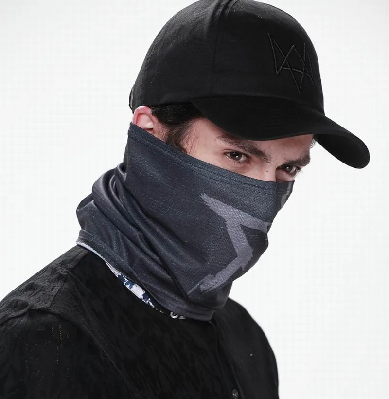 Vendita Calda Un Set Di Cool Watch Dogs 2 Mask Cap Adien Pearl Watch Dogs Face Mask