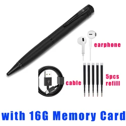 Professional Digital Voice Recorder Pen with Long - Distance Audio Recording and Expandable Storage (With 16GB Card)