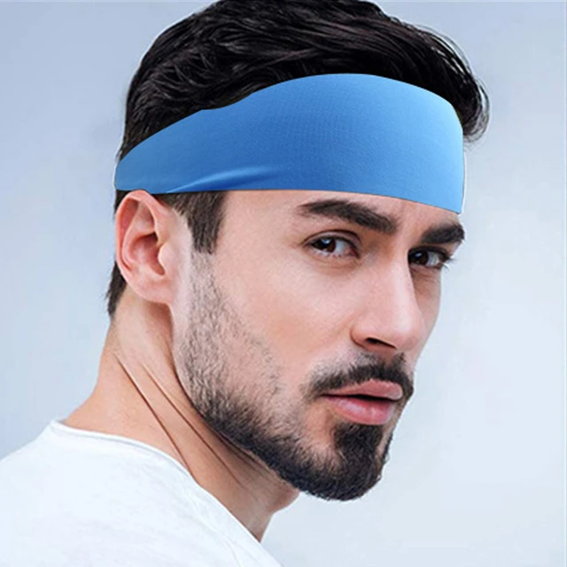 Sports Yoga Fitness Headband Women Men Stretch Sweatband Hair Band  Elasticity Towel Headband Headwear Absorb Sweat