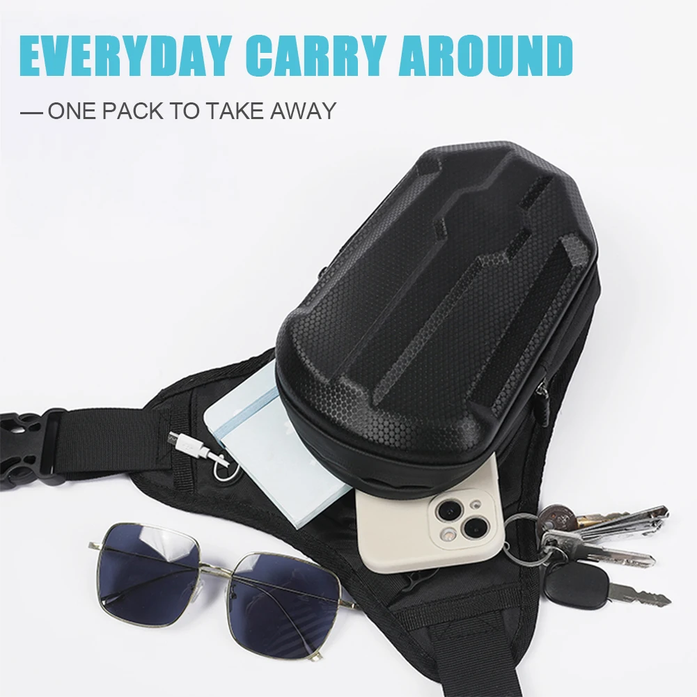 Description Picture 6 of itemMotorcycle Bag Hard Shell Motorbike Hip Bum Pack Bags Waterproof Multifunctional Mobile Phone Purse Riding Accessories