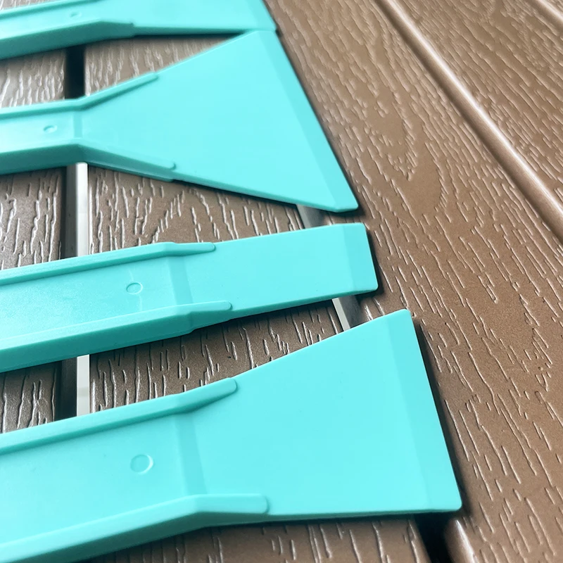 ALIWRAP 4-teiliges Kit, ultradünner Hartplastik-Schaber, alte Kleberentfernung, Autoverpackung, Go Corner, Rakel, Fensteraufkleber, Aufkleberentferner – Detail 14
