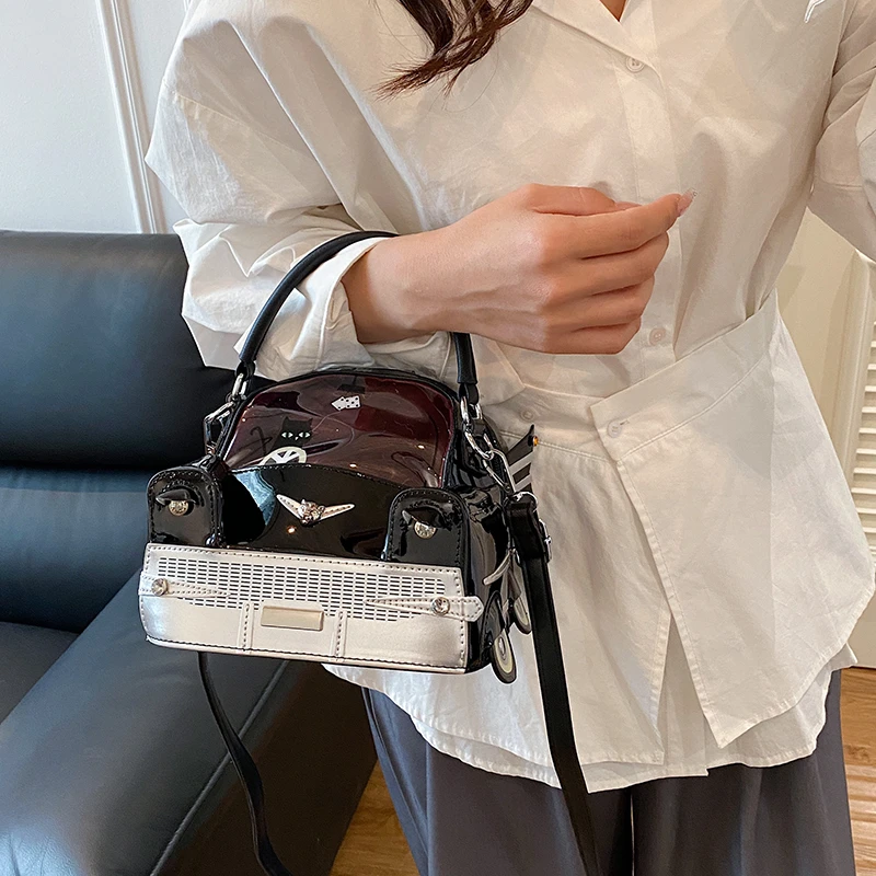 Mini Kleine Auto Form Umhängetasche Weibliche Persönlichkeit Spaß Handtasche Mode Kupplung Tasche Damen Casual Reise Cross Body Telefon Taschen – Detail 23
