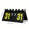 Portable Manual Scoreboard Easy Flip Scorekeeper Baskeball Tennis Volleyball Scoreboard Table Top Scoreboard Sport Accessories 6