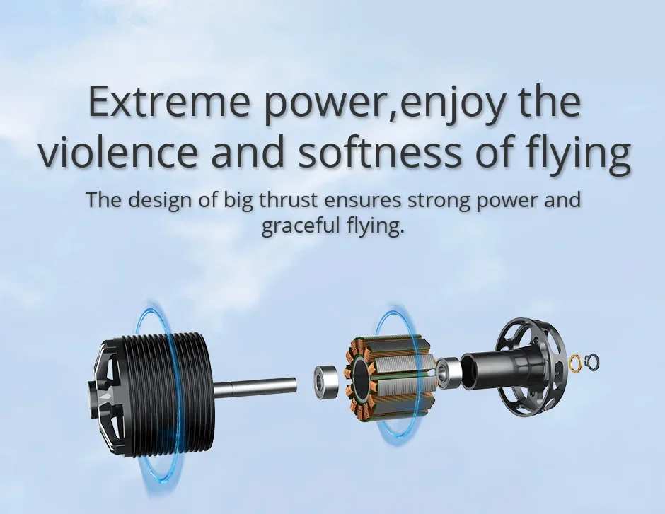 T-мотор AS2820 AS 2820 Бесщеточный двигатель с длинным валом KV880 KV1050 KV1250, специально разработанный для 20-30E 3D и F3A thumbnail 6
