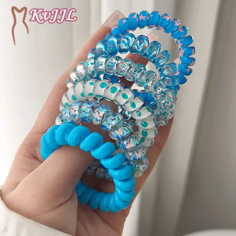 

6 шт./комплект, Однотонные эластичные резинки для волос