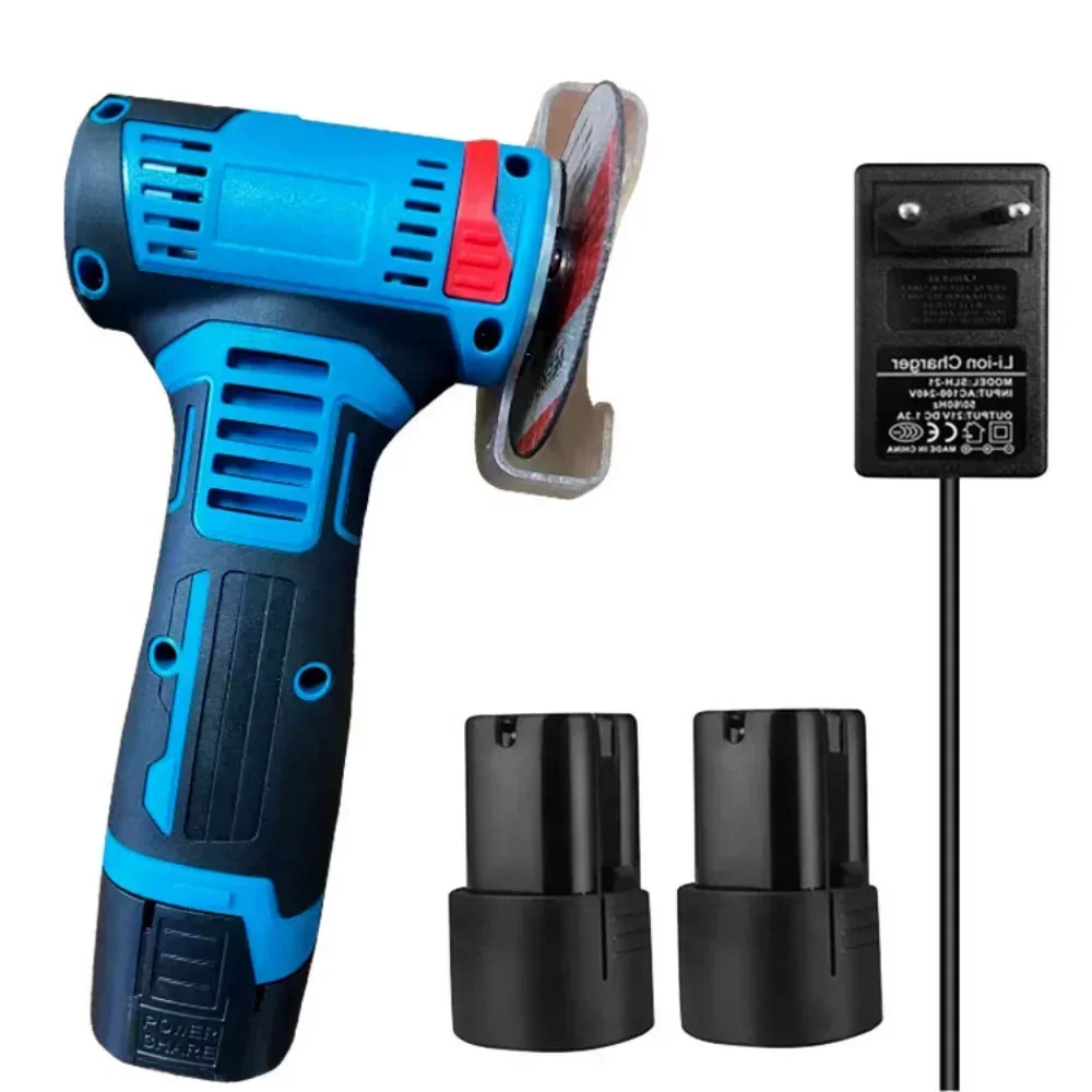 18V 76mm Mini  Angle Grinder Cordless Polishing Machine Diamond Cutting with Accessories Rechargeable Lithium Battery Power Tool 4